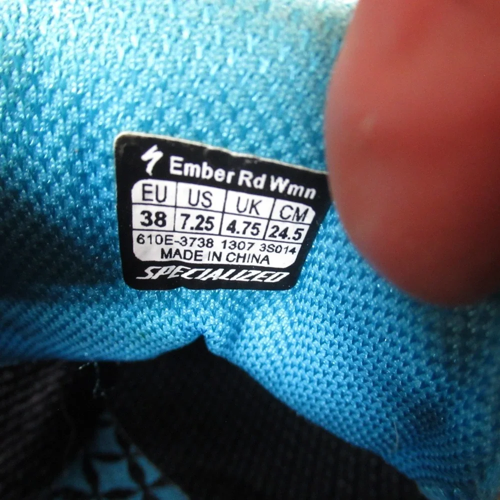Specialized Ember Road‎ Womens 7.25 Cycling Shoes Black Boa Dial Composite Sole